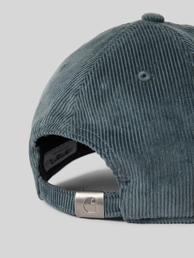 Produktfoto, Basecap aus Cord mit Label-Stitching Modell 'Harlem' von Carhartt Work In Progress, puur katoen, verstevigde klep, corduroy, labelstitching