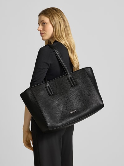 JOOP! Jeans Shopper met logo-applicatie, model 'Kristina' Zwart - 1