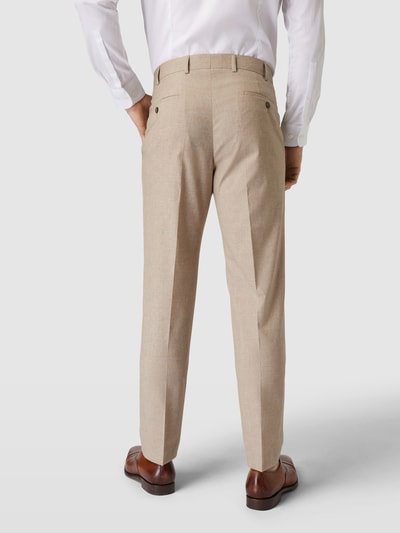 Wilvorst Spodnie do garnituru z wpuszczanymi kieszeniami w stylu francuskim w kolorze beżowym Beżowy 5