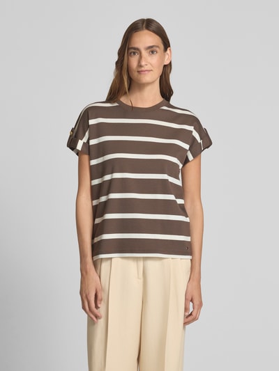 Tommy Hilfiger Regular Fit T-Shirt aus reiner Baumwolle Hellbraun 4