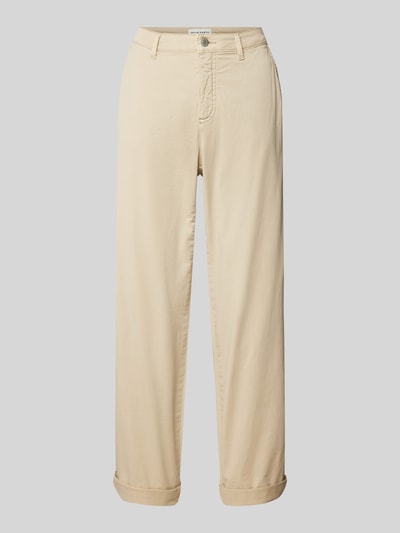 OPUS PANTS Straight leg broek met steekzakken, model 'Lisana base' Beige - 2