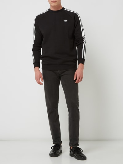 adidas Originals Sweatshirt mit Logo-Stickerei Black 1