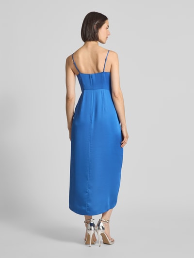 Jake*s Cocktail Cocktailkleid mit Knoten-Detail Rauchblau Melange 5