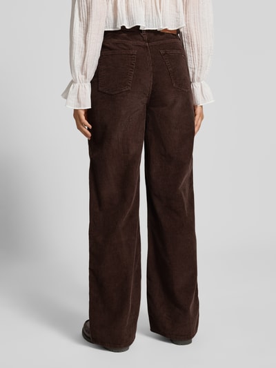 Tommy Jeans Wide Leg Cordhose aus reiner Baumwolle Dunkelbraun 5