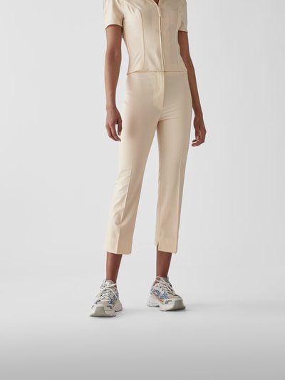 Jacquemus Caprihose mit Bügelfalten Offwhite 4