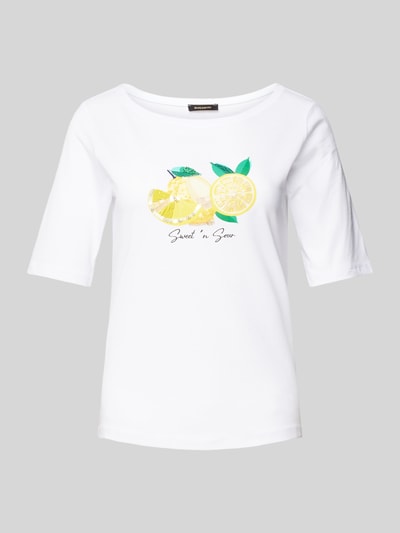 More & More T-Shirt mit Motiv-Print Weiss 2