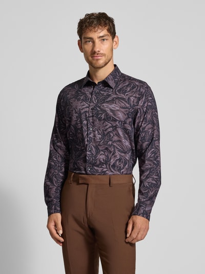 JOOP! Collection Koszula biznesowa o luźnym kroju z kołnierzykiem typu kent model ‘Matty’ Jasnośliwkowy 4