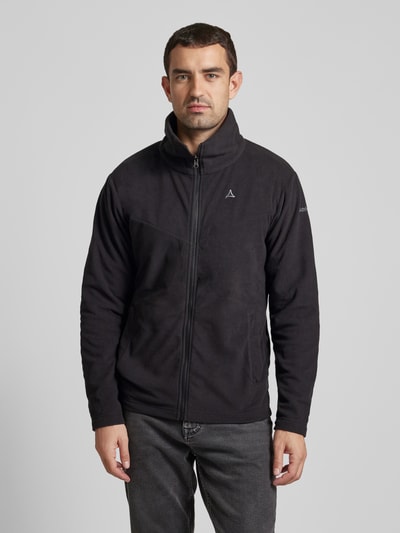 Schöffel Softshell-jack met labelprint, model 'OKERE' Zwart - 6