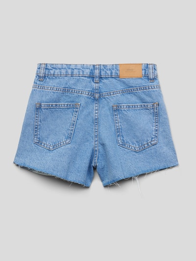 Mango Bermudas im Used-Look Modell 'isa' Blau 3