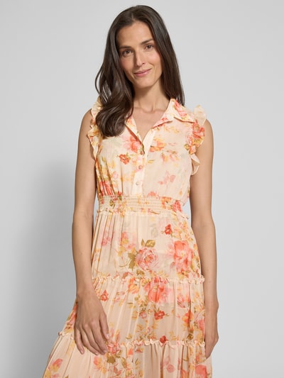 ADLYSH Cocktailkleid mit Volants Hellrosa 3