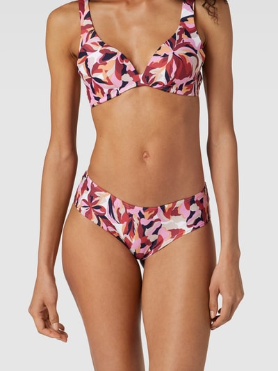 Esprit Bikini-Slip mit Allover-Muster Modell 'CARILO' Bordeaux 1