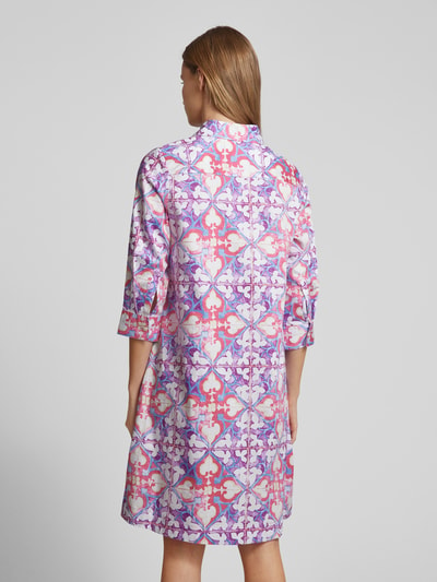 Christian Berg Woman Knielange jurk met all-over print Helder paars - 5