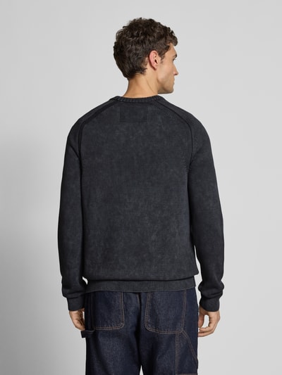 Armedangels Regular Fit Strickpullover aus reiner Baumwolle Modell 'VAANJO ' Black 5