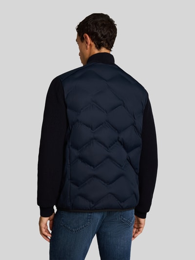 Tom Tailor Bomberjack met gewatteerde inzet Marineblauw - 5