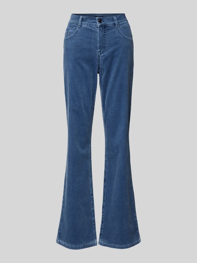 Gardeur Bootcut Cordhose in Denim-Optik Modell 'Zuri' Hellblau 1