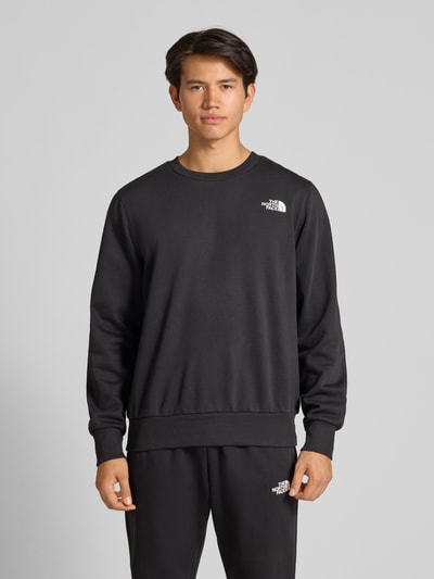 The North Face Sweatshirt mit Label-Print Black 4