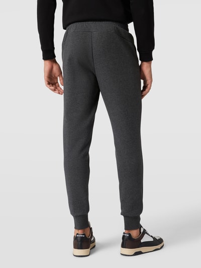 PUMA PERFORMANCE Sweatpants met logodetail, model 'ESS LOGO PANT' Antraciet - 5