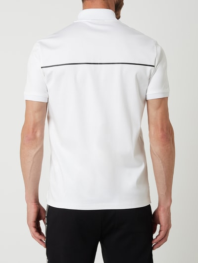 HUGO Poloshirt met ritssluiting, model 'Daxham' Wit - 5