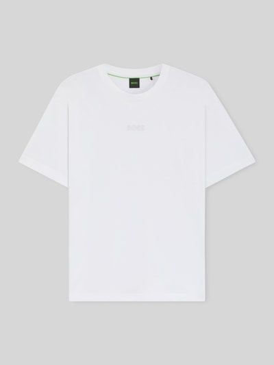 BOSS Green Regular Fit T-Shirt aus reiner Baumwolle Modell 'TEE 10' Weiss 2