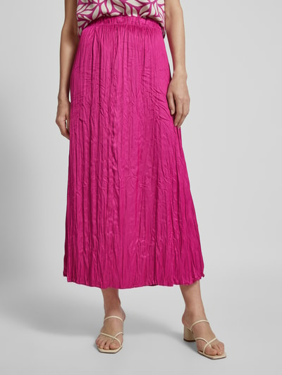 More & More Midirok met plissévouwen Fuchsia - 4