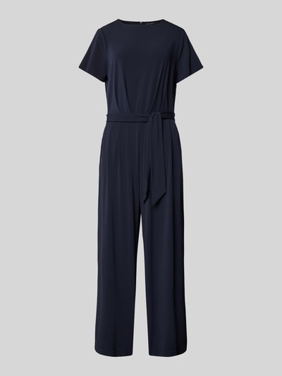 Betty Barclay Jumpsuit met strikceintuur Marineblauw - 2