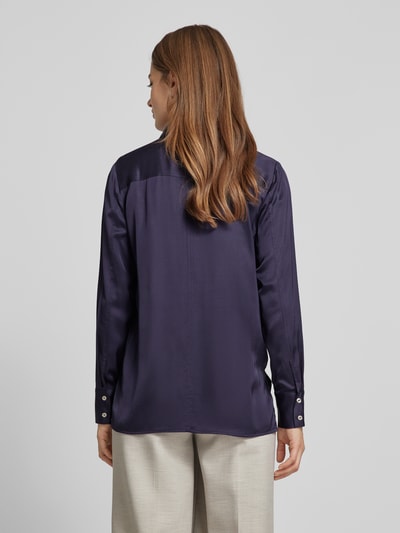 Emily Van den Bergh Overhemdblouse met knoopsluiting Donkerblauw - 5