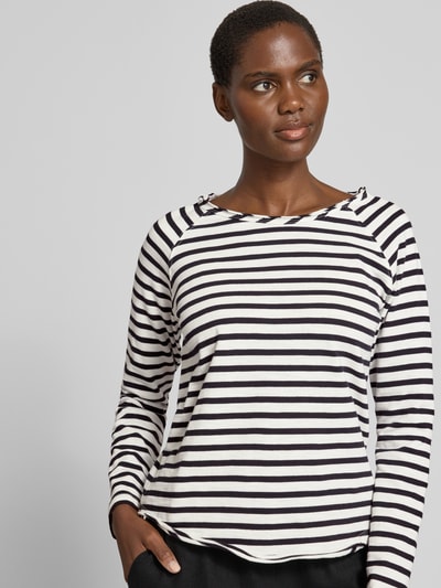 Smith and Soul Longsleeve mit Rundhalsausschnitt und Rollsaum Black 3
