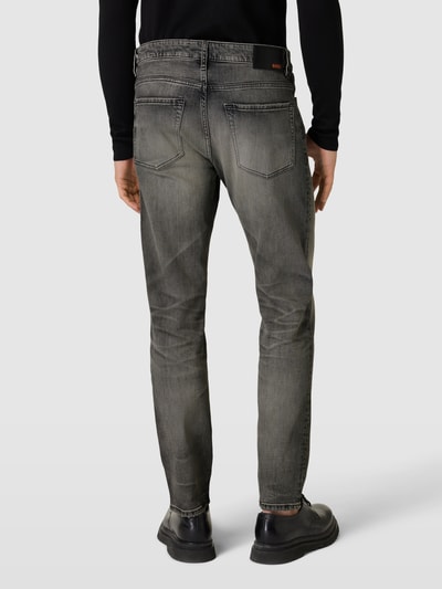 BOSS Orange Regular Fit Jeans im Destroyed-Look Modell 'Re.Maine' Mittelgrau 5