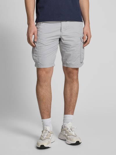 Napapijri Loose Fit Cargoshorts mit Logo-Stitching Modell 'NOTO 2.0' Stein 4