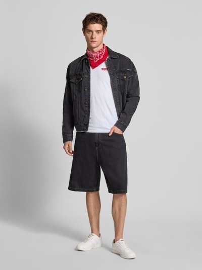 Levi's® Slim fit T-shirt, per twee verpakt Zwart - 1