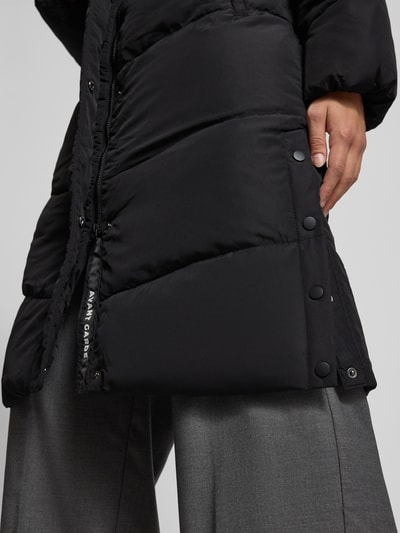 Only Płaszcz pikowany o kroju relaxed fit z kapturem model ‘MAGGI LIFE’ Czarny 3