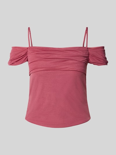 GUIDO MARIA KRETSCHMER WOMAN Top na cienkich ramiączkach model ‘Elia’ Brudnoróżowy 2