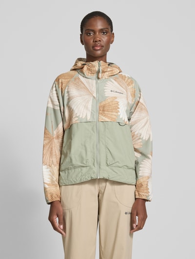 COLUMBIA Windbreaker mit Label-Print Modell 'SPIRE VALLEY' Hellgruen 4