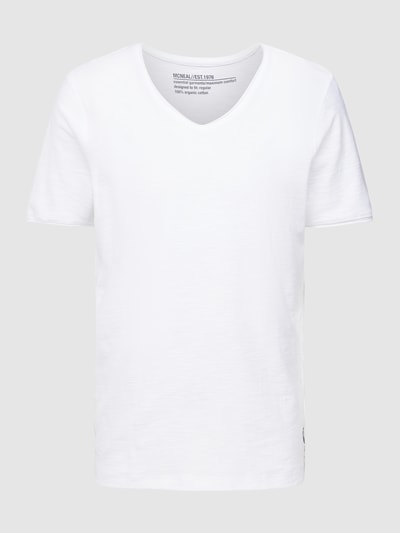 MCNEAL T-Shirt in melierter Optik Weiss 2