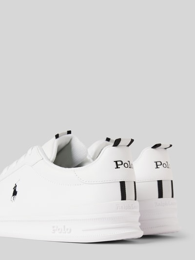 Polo Ralph Lauren Ledersneaker mit Label-Details Weiss 2