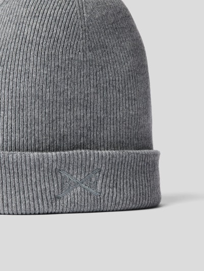 Barrie Beanie aus Kaschmir Mittelgrau meliert 3