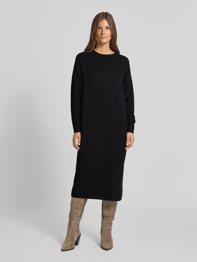 Christian Berg Woman Strickkleid mit Rundhalsausschnitt Black 4