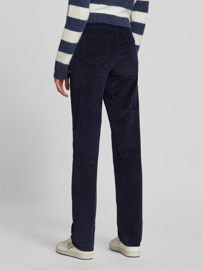 Brax Stoffen broek met 5-pocketmodel, model 'Carola' Marineblauw - 5