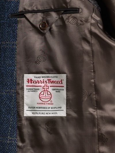 Carl Gross Harris Tweed colbert van scheerwol, model 'Theo' Blauw - 6