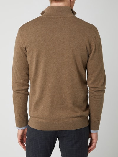 SELECTED HOMME Troyer aus Baumwolle Modell 'Berg' Sand 5