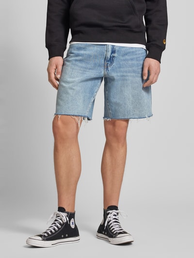 Levi's® Loose Fit Jeansshorts im Used-Look Blau 4