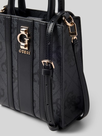 Guess Umhängetasche mit Label-Applikation Modell 'ERENIA MINI TOTE' Anthrazit 3