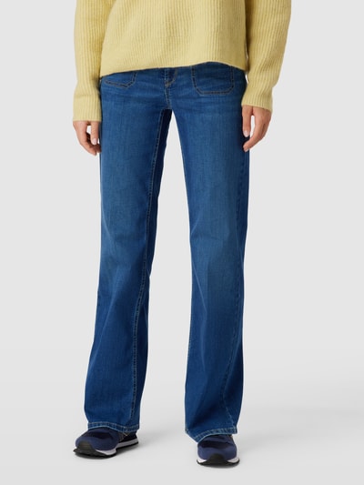 Cambio Bootcut Jeans mit weitem Bein Modell 'TESS' Blau 4