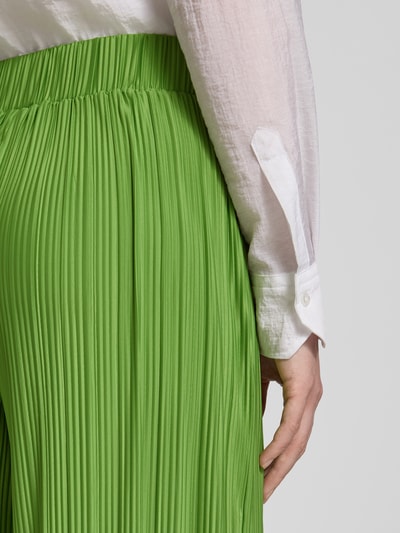 Selected Femme Regular Fit Weite Hose in Plissee-Optik Modell 'ELLIE' Grass 3