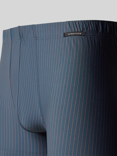 Schiesser Trunks mit elastischem Bund Modell 'Pure' Blau 2