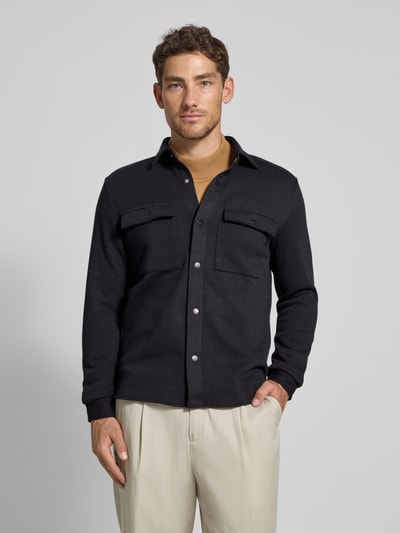 MCNEAL Overhemdjack met drukknoopsluiting Zwart - 4