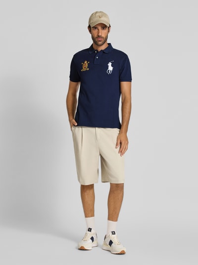 Polo Ralph Lauren Poloshirt mit Label-Stitching Marine 1