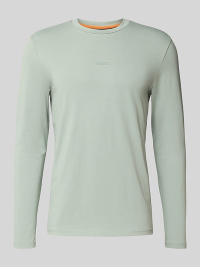 BOSS Orange Regular Fit Langarmshirt aus Baumwoll-Mix Modell 'CHARK' Mint 2