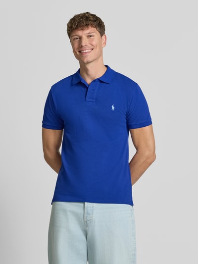 Polo Ralph Lauren Slim Fit Poloshirt aus reiner Baumwolle Ocean 4