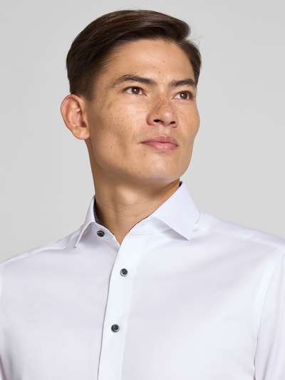 OLYMP Modern Fit Business-Hemd mit Kentkragen Weiss 3